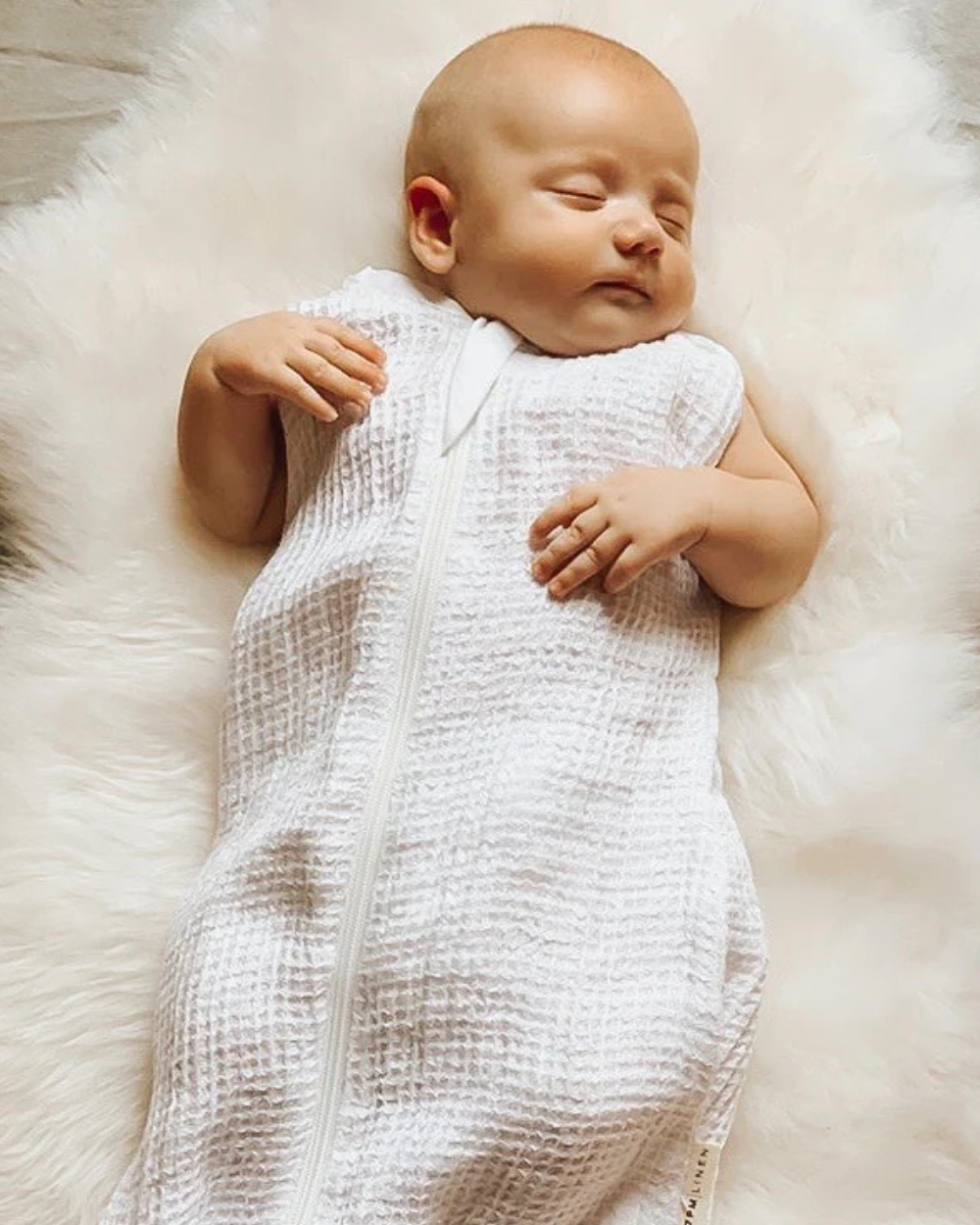 Waffle Sleeping Bag - White