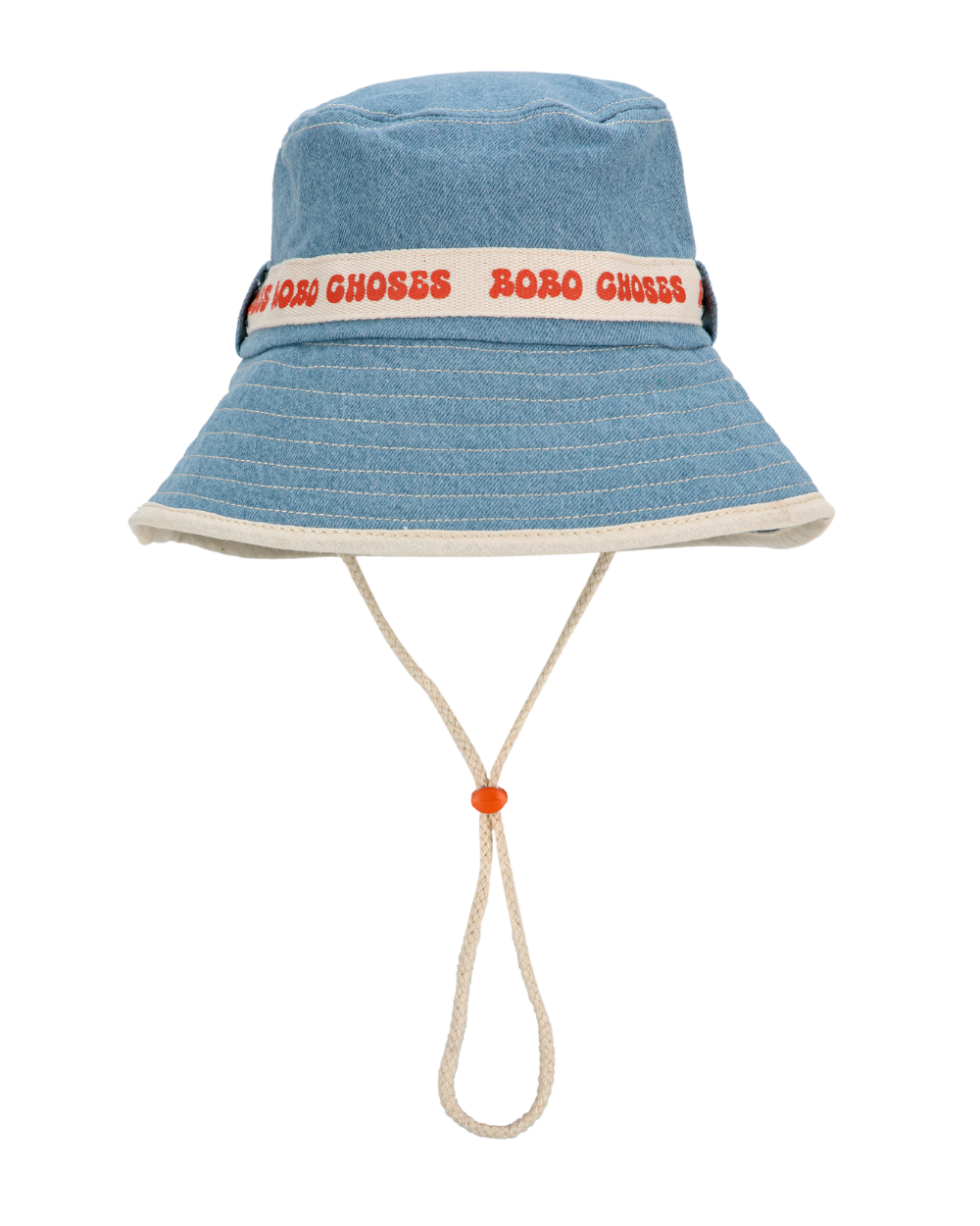 Bobo Choses Light Denim Bucket Hat - Light blue