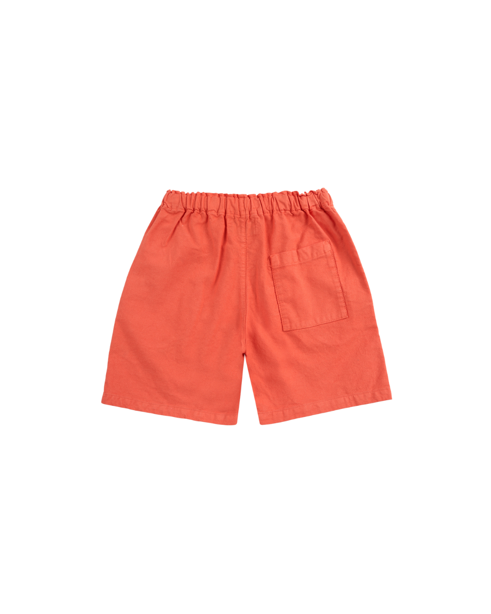 Smiling Woven Bermuda Shorts - Red