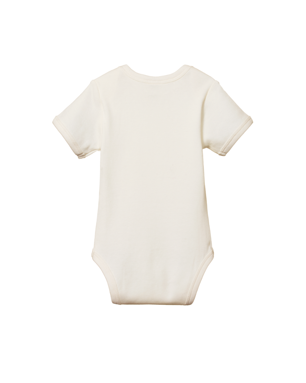 Organic Cotton Shortsleeve Bodysuit - Natural