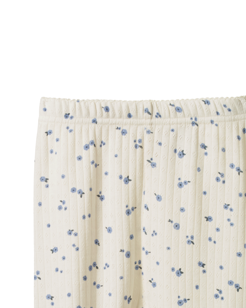 Long Sleeve Pointelle Pajamas - Daisy Print