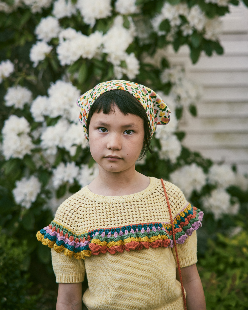Crochet Joya Top - Vintage Yellow