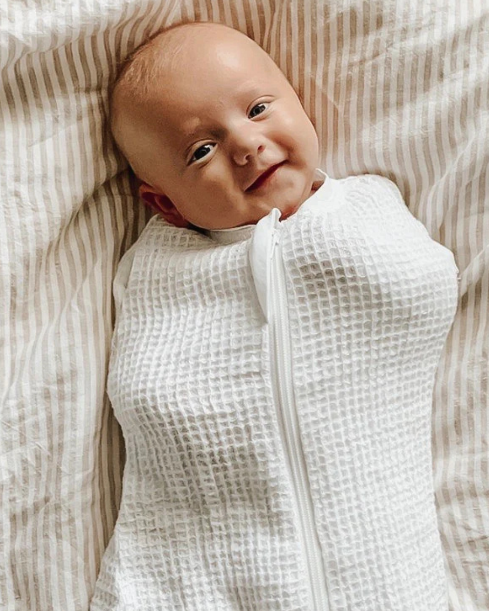 Waffle Sleeping Bag - White