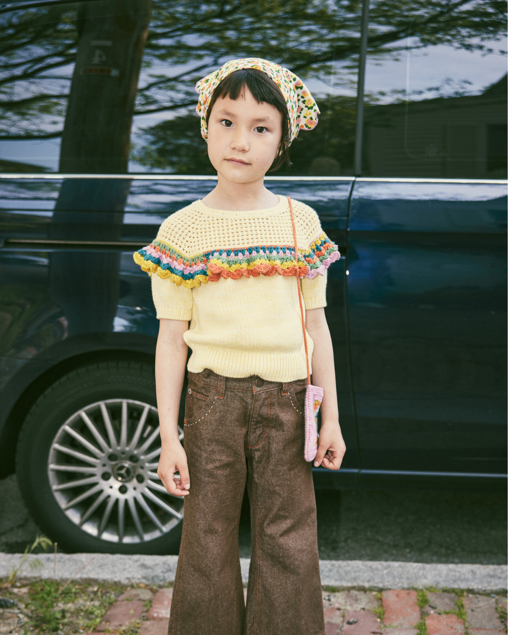 Crochet Joya Top - Vintage Yellow