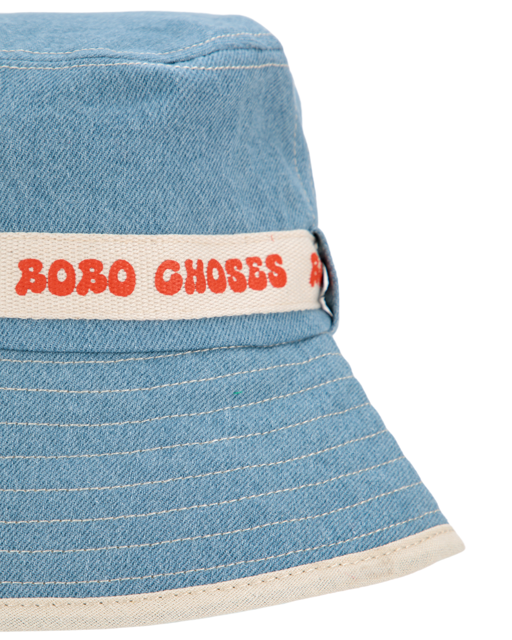 Bobo Choses Light Denim Bucket Hat - Light blue