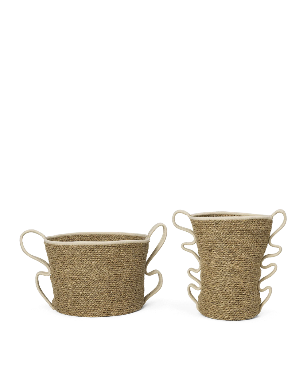 Verso Basket Set of 2 - Off White