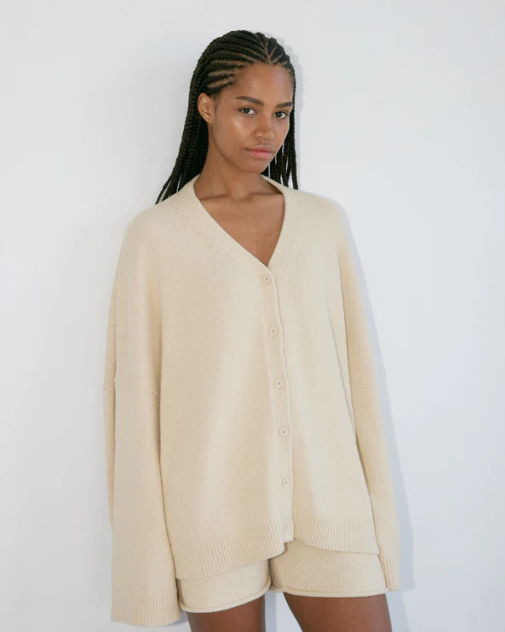 The Knit Cardigan - Cream