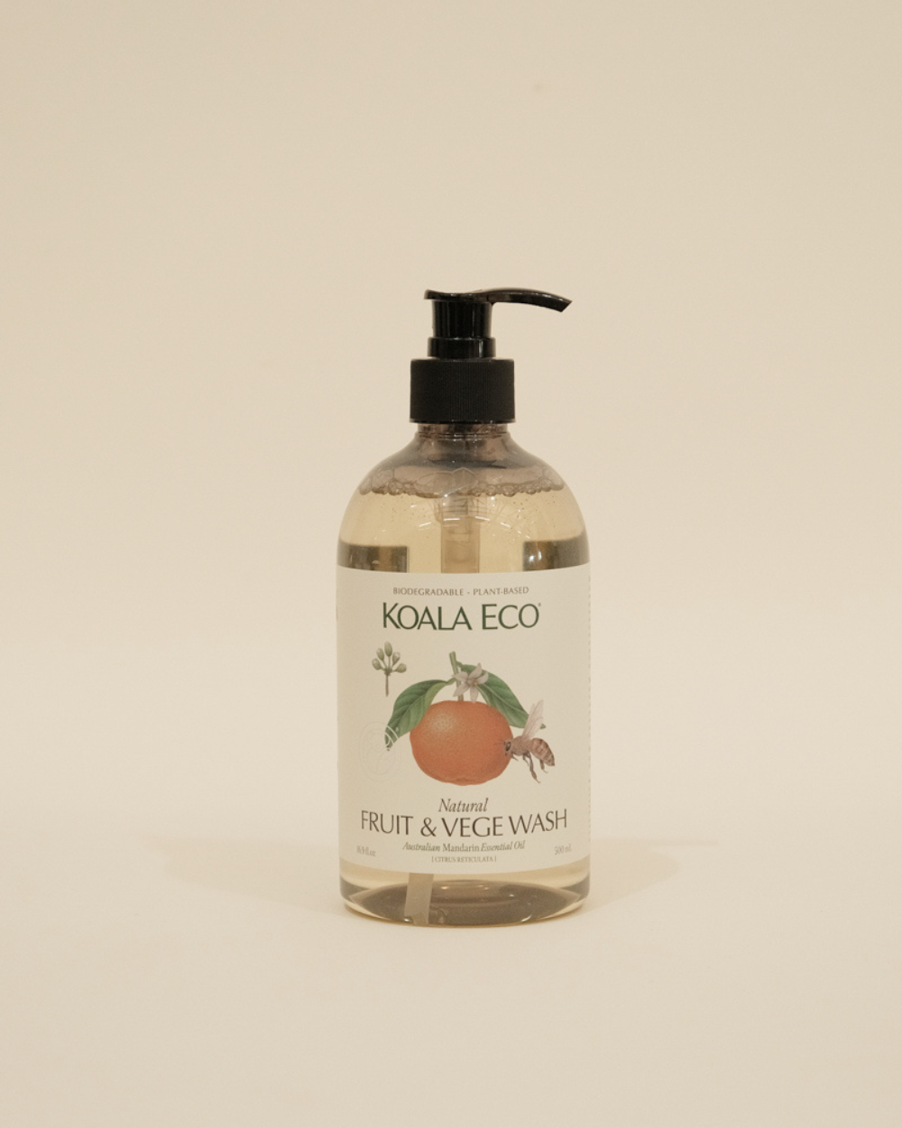 Fruit & Vegetable Wash - Mandarin Essential Oil 500ml