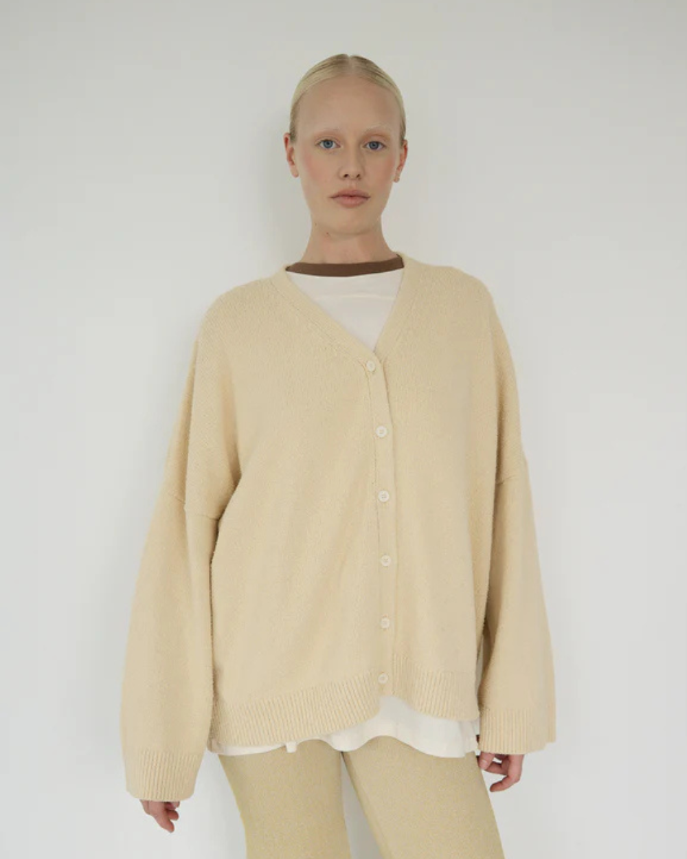 The Knit Cardigan - Cream