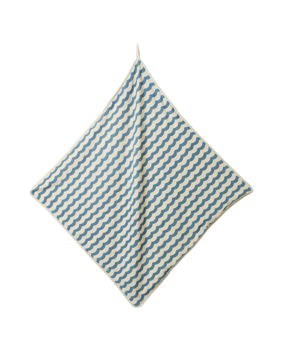 Hooded Bath Towel - Waves Print