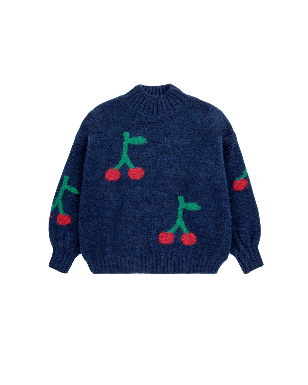 Cherry All Over Turtle Neck Jumper