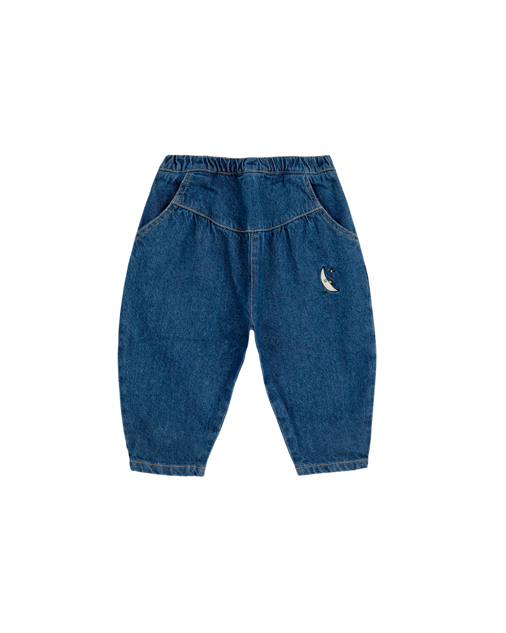 Baby Beneath The Moon Denim Baggy Pants
