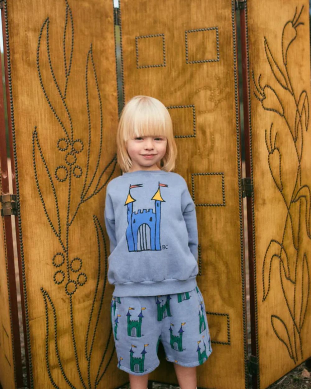 Faraway Castle All Over Bermuda Shorts