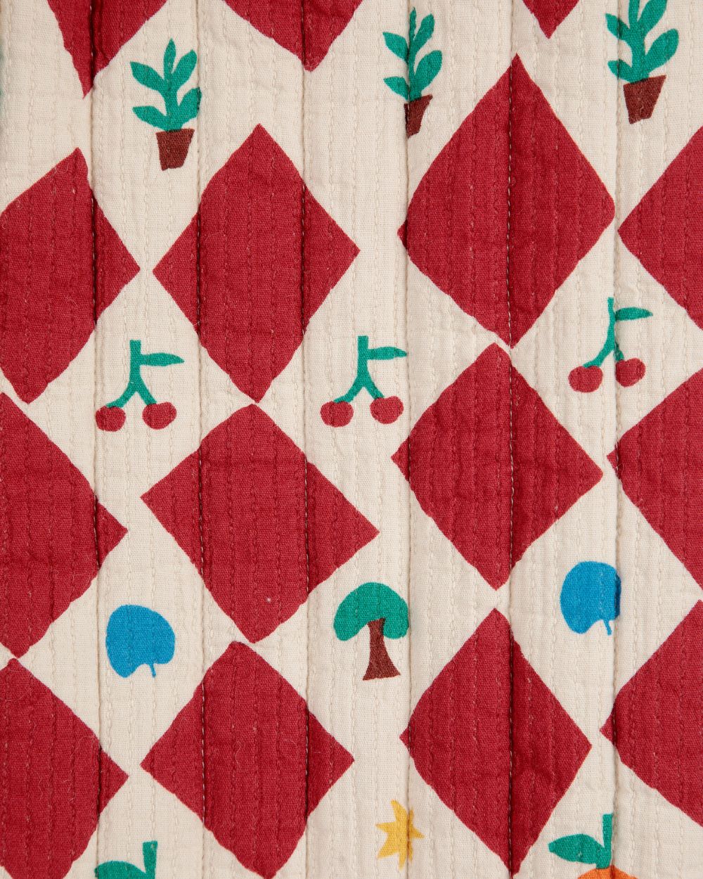 Harlequin All Over Quilted Pants