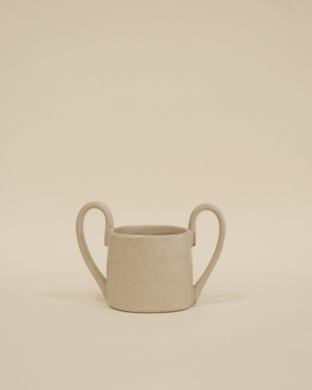 Flow Kids Mug - Off-white speckle