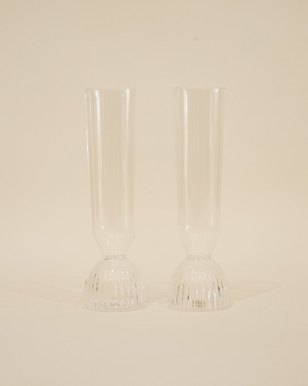 Kairos Champagne Flute Pair - Clear