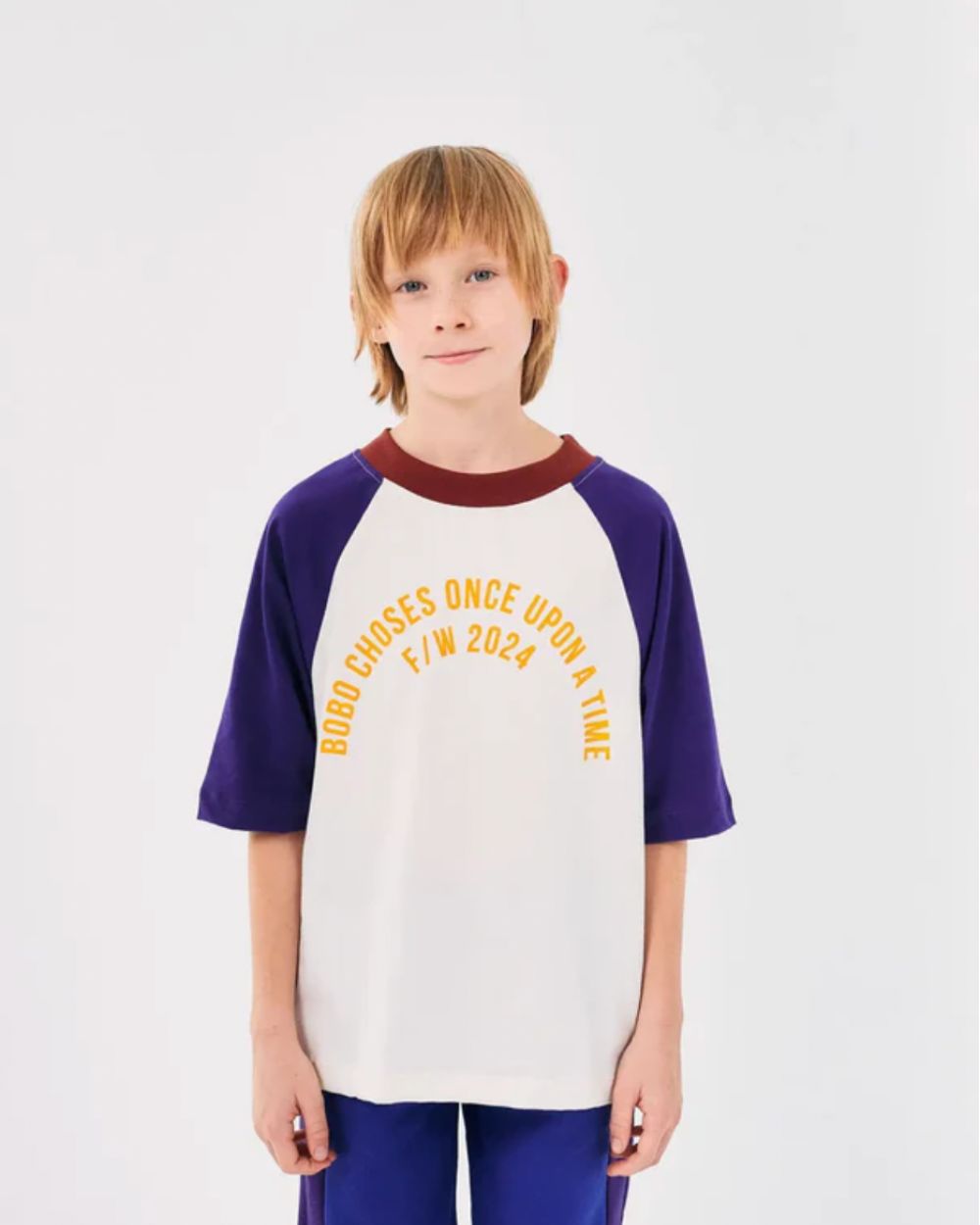 Circle Raglan Sleeves T-shirt