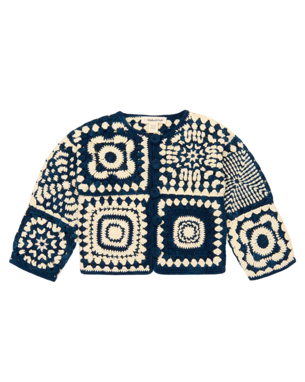 Crochet Afghan Cardigan - Celestial