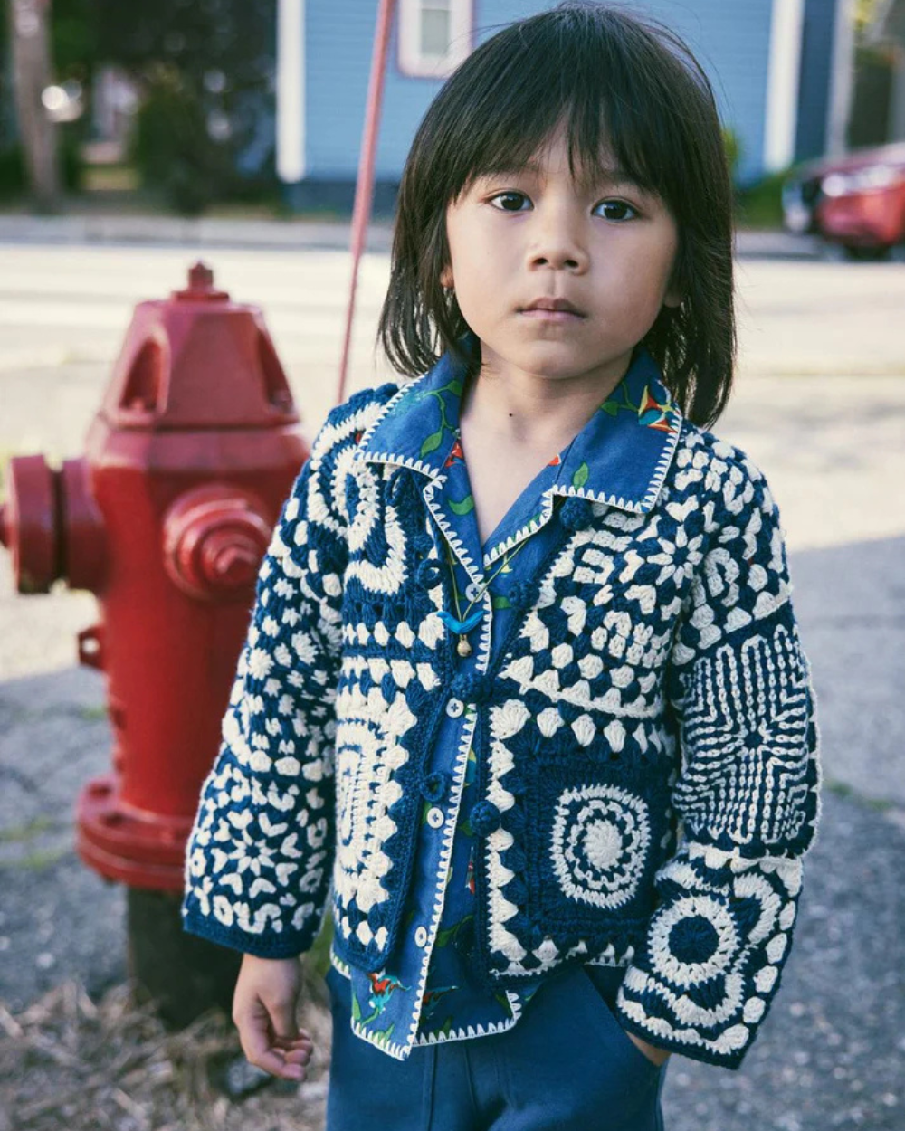 Crochet Afghan Cardigan - Celestial