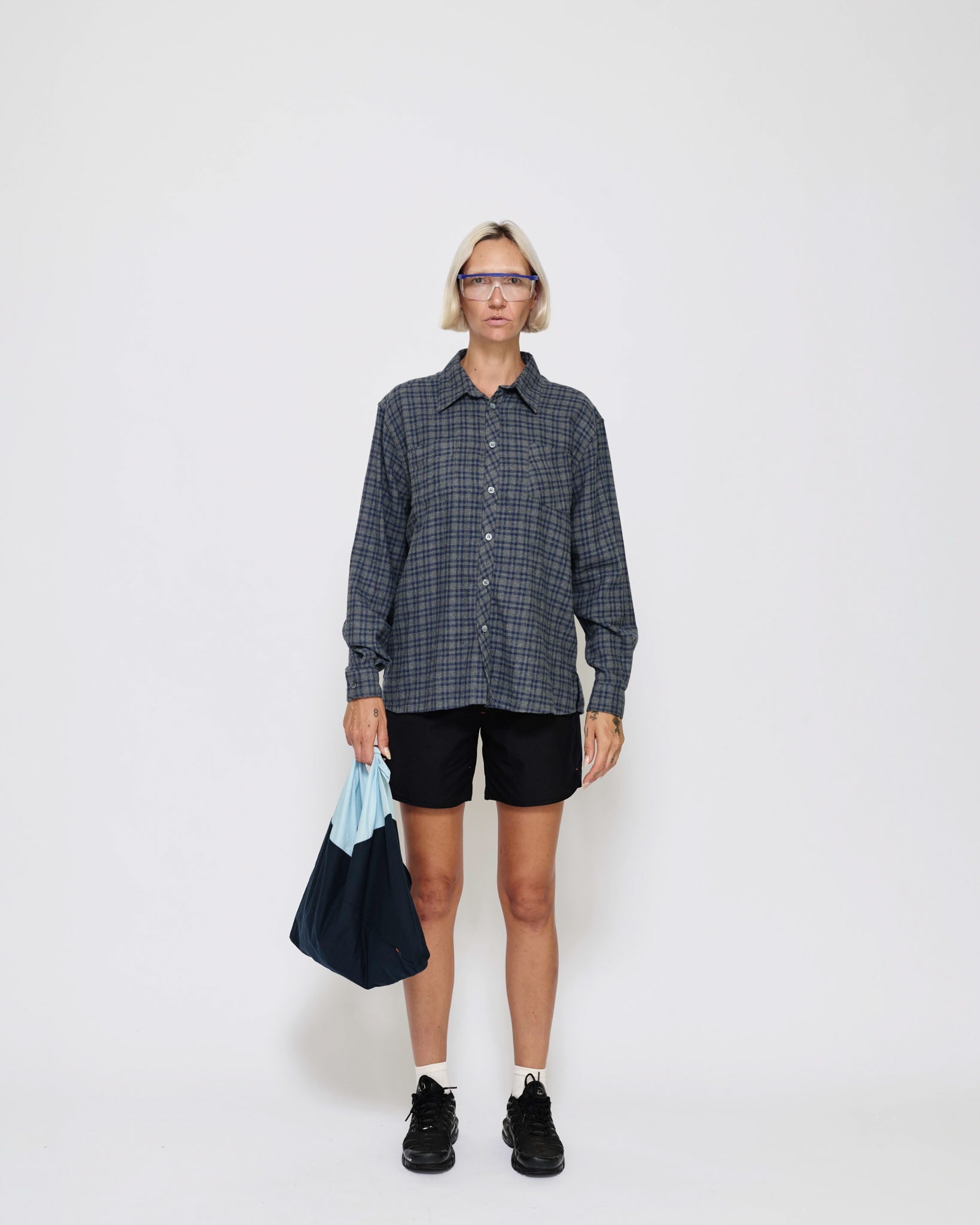 Flannel Workshirt - Blue Fog