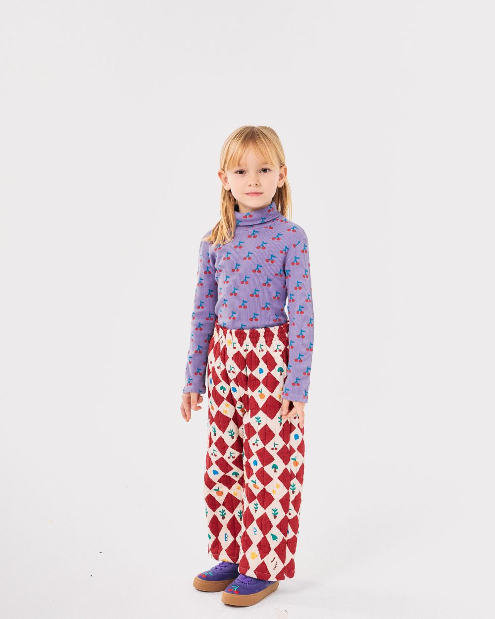 Harlequin All Over Quilted Pants