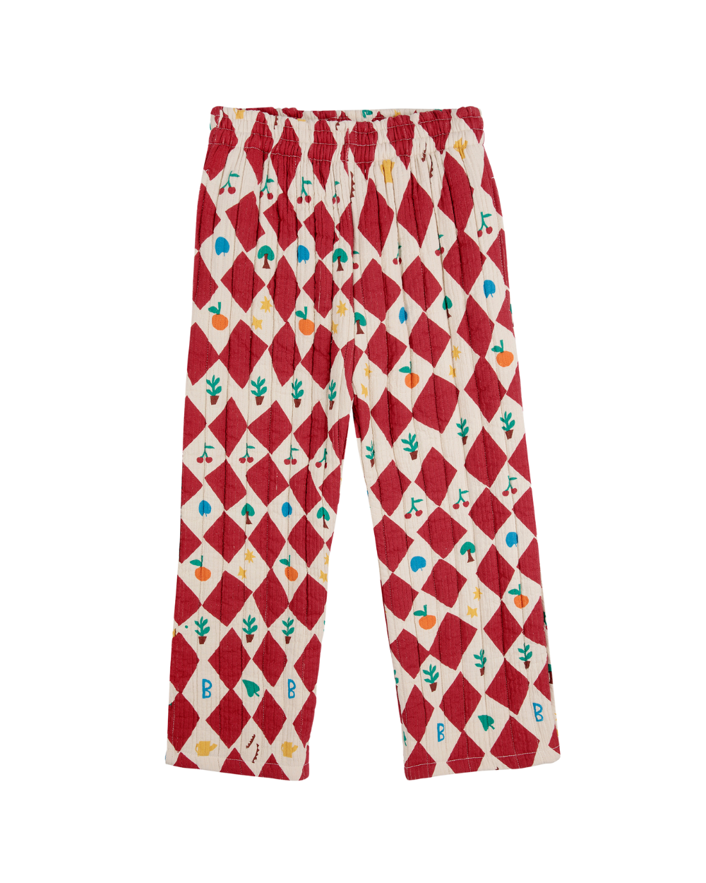 Harlequin All Over Quilted Pants