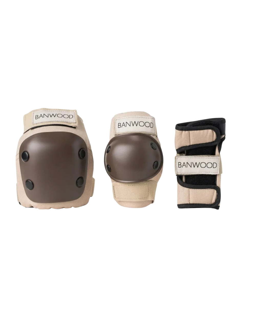 Skateboard Protective Gear - Tan/Brown