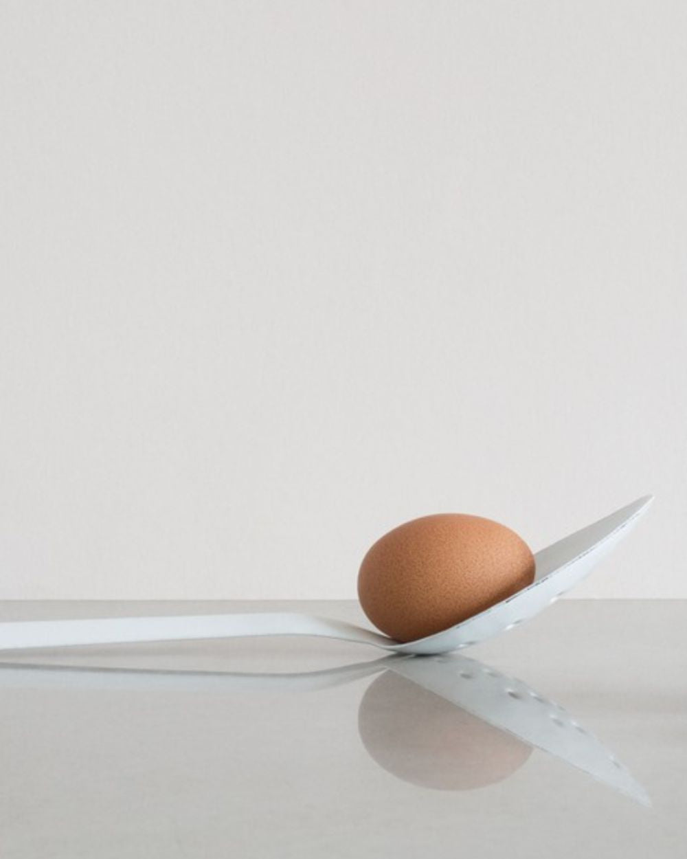 Falcon Enamel Perforated Spoon - White