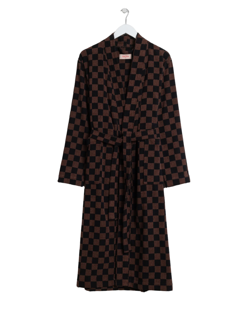 Sulis Bath Robe - Tabac & Noir