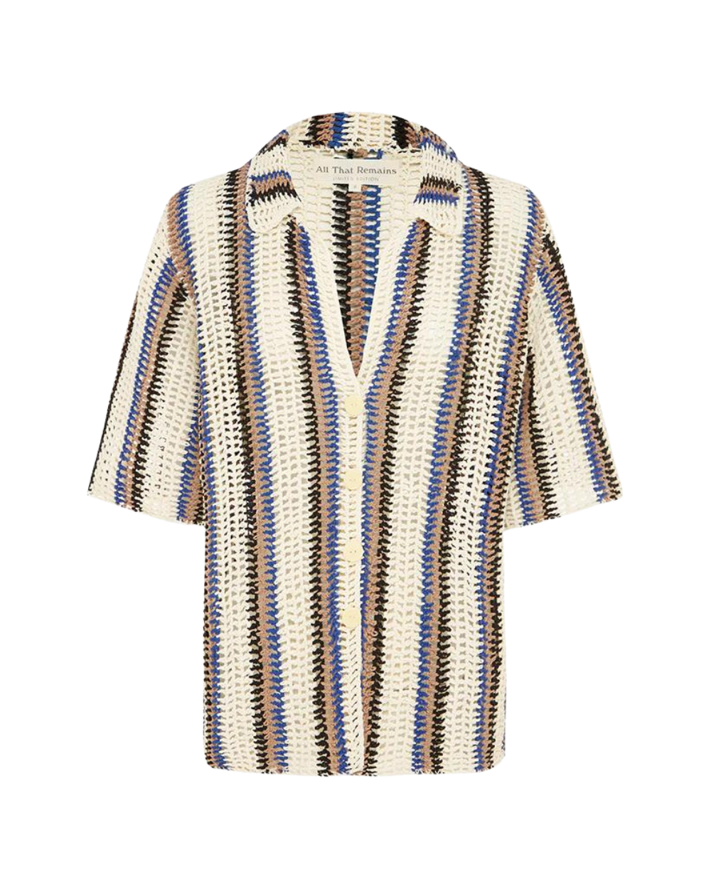 Colby Shirt - Lapis Stripe