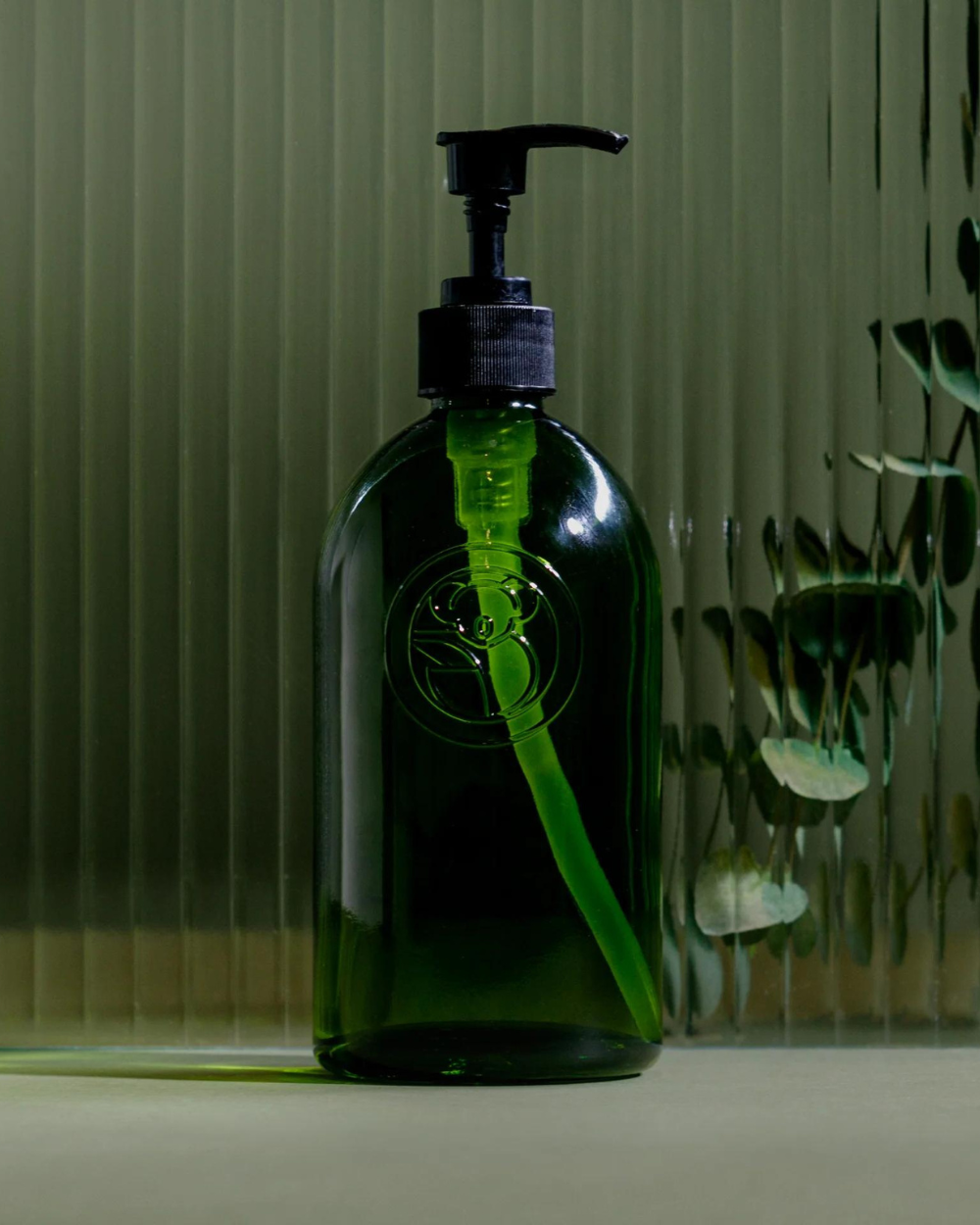 Pump Apothecary Glass Bottle - 500ml Refillable