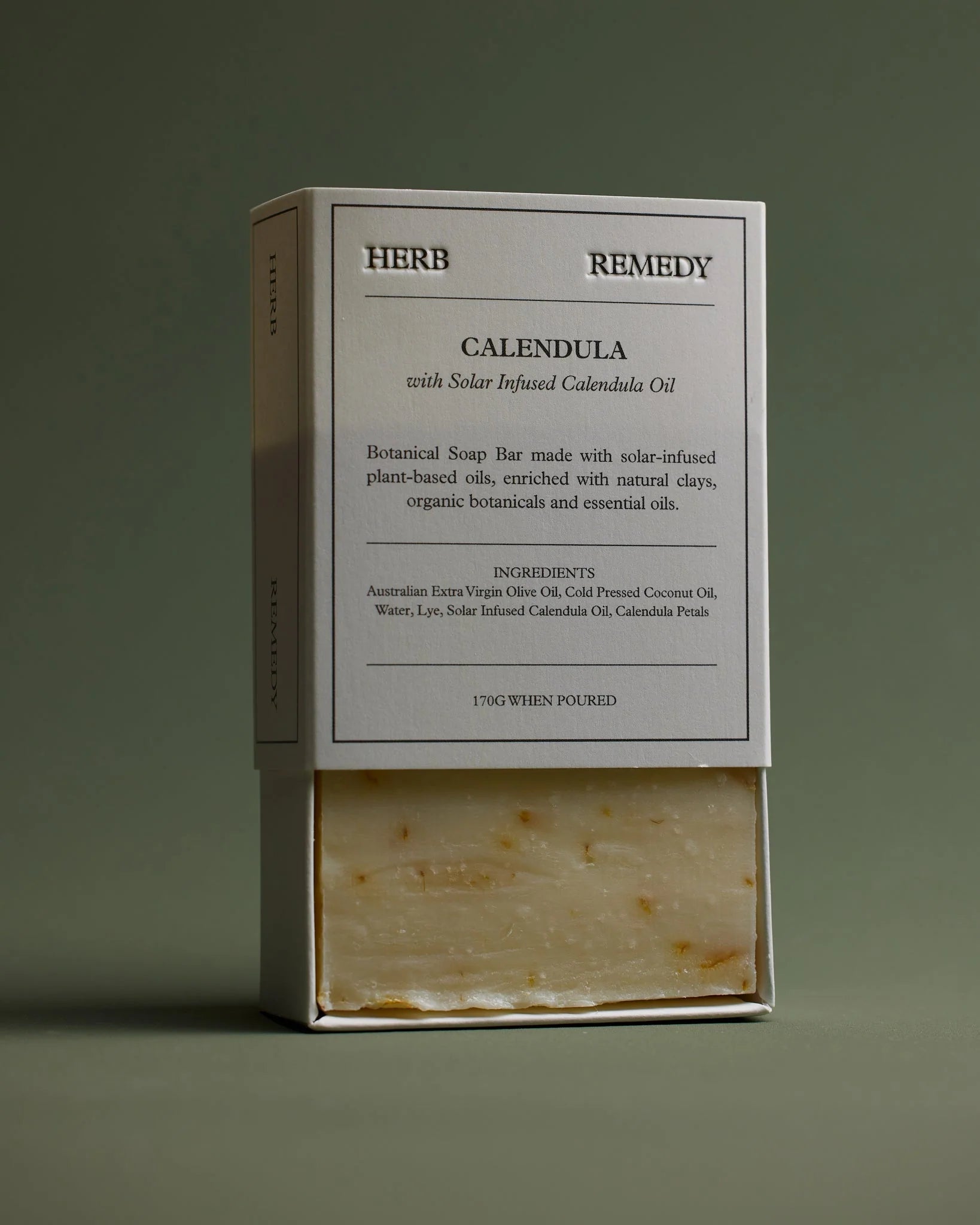 Botanical Bar - Calendula with Solar Infused Calendula Oil