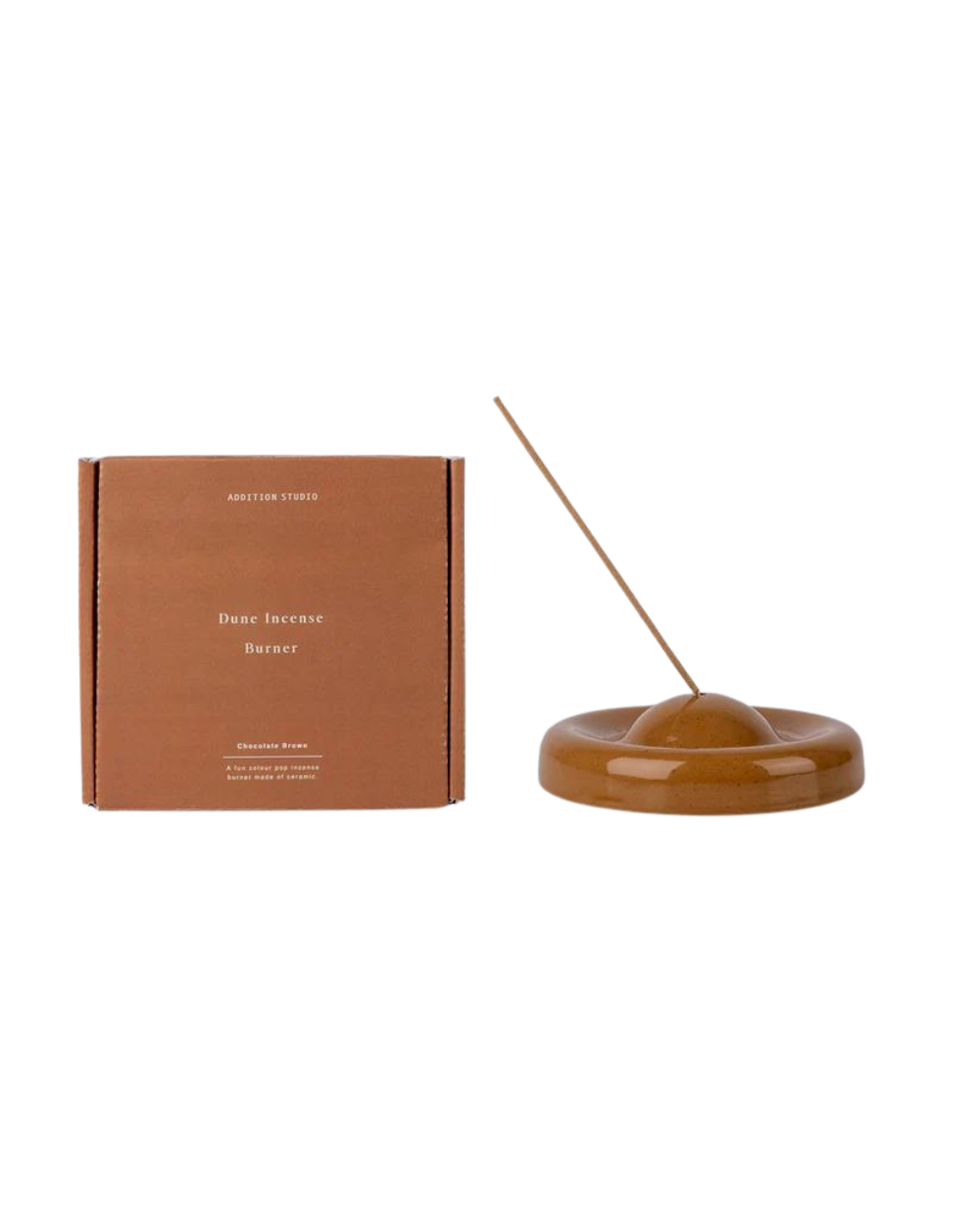 Dune Ceramic Incense Holder - Brown