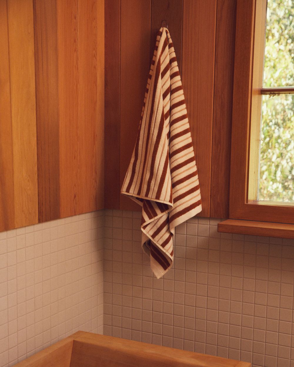 Franklin Bath Towel - Fuyu & Chalk