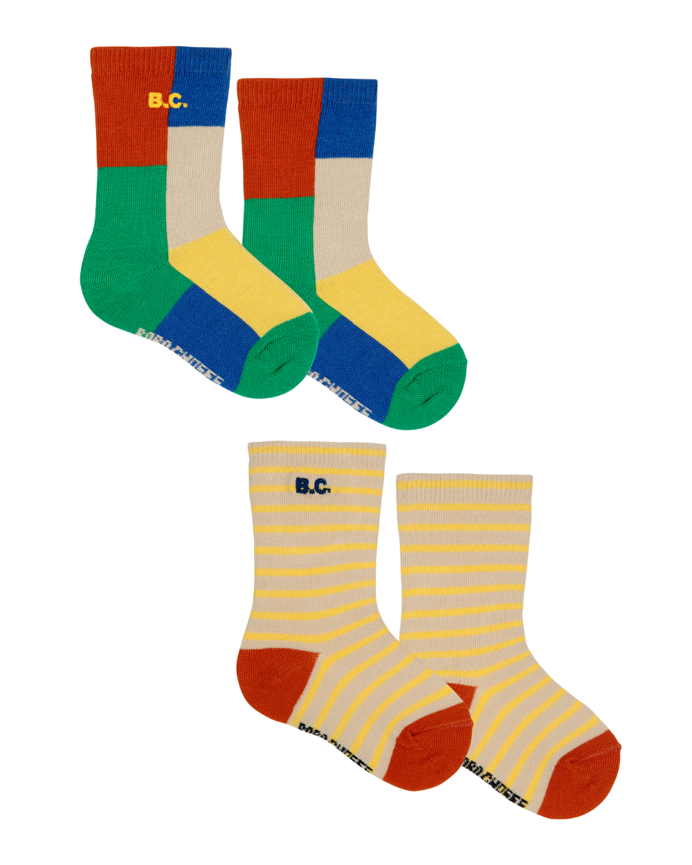 Baby Color Block Socks 2pack