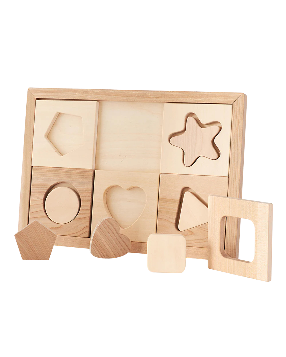 Wooden Sorting Puzzle - Geometrica