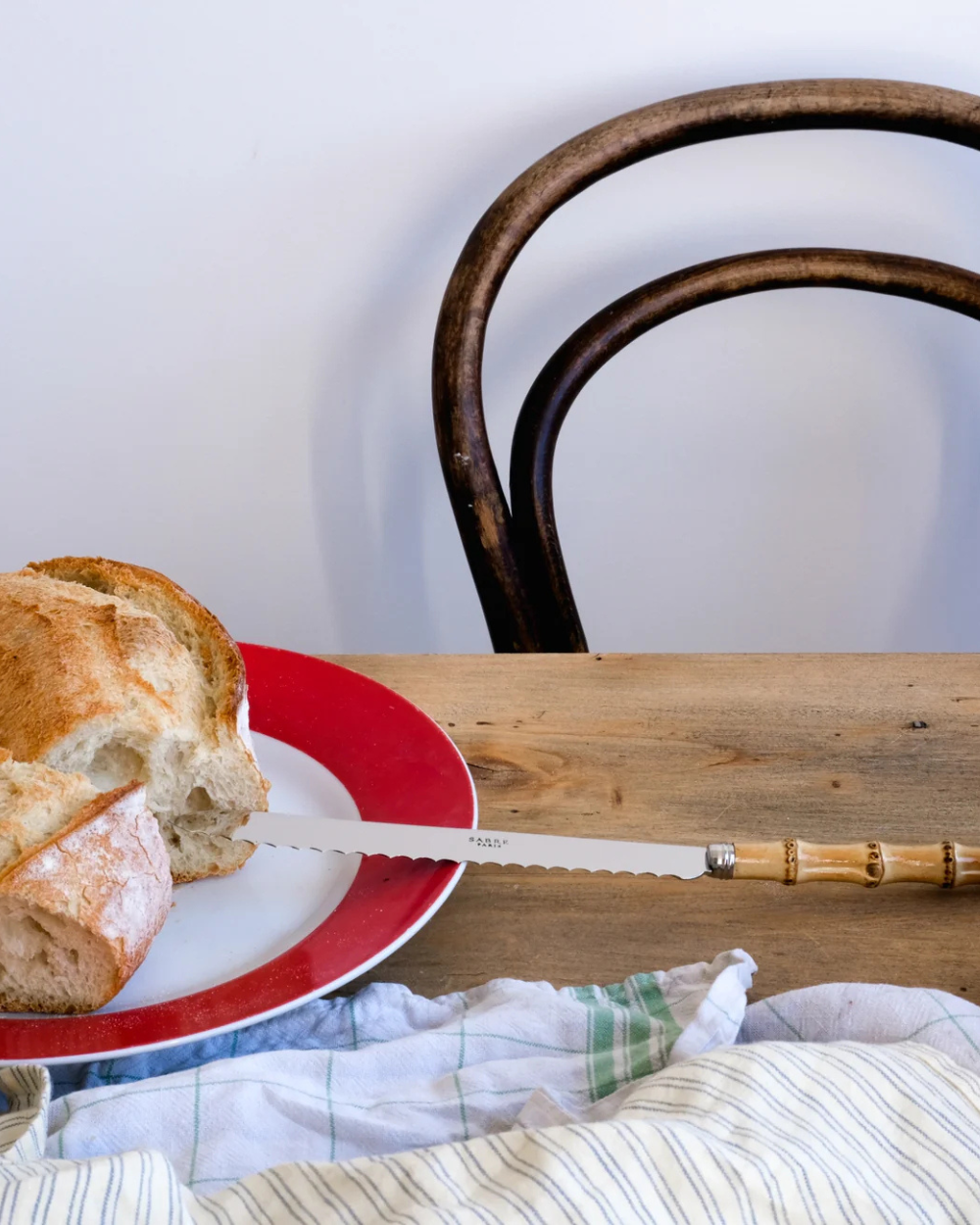 Bread Knife - Light Bamboo