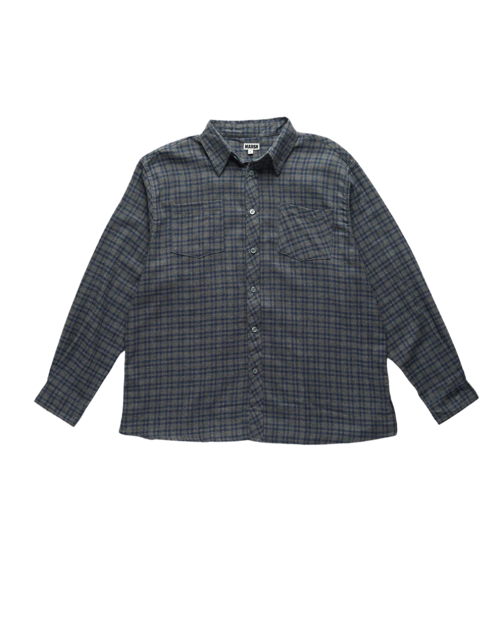 Flannel Workshirt - Blue Fog