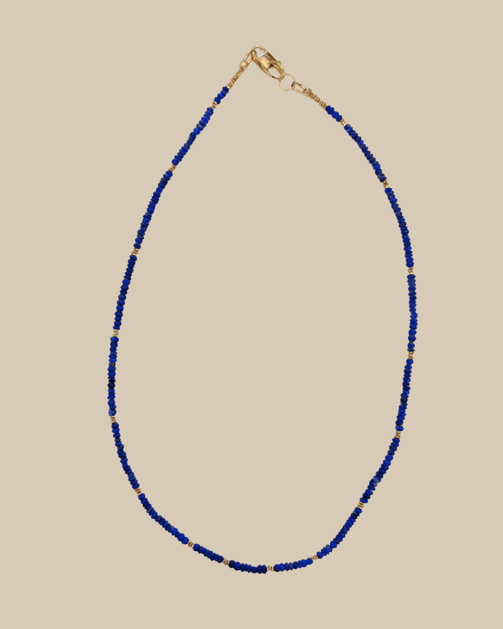 Blue Lapis & Vermeil Necklace