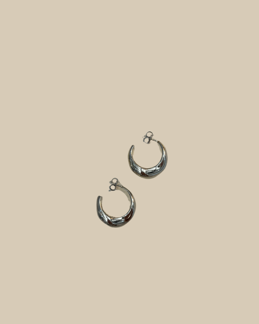 Arp Hoops - Silver