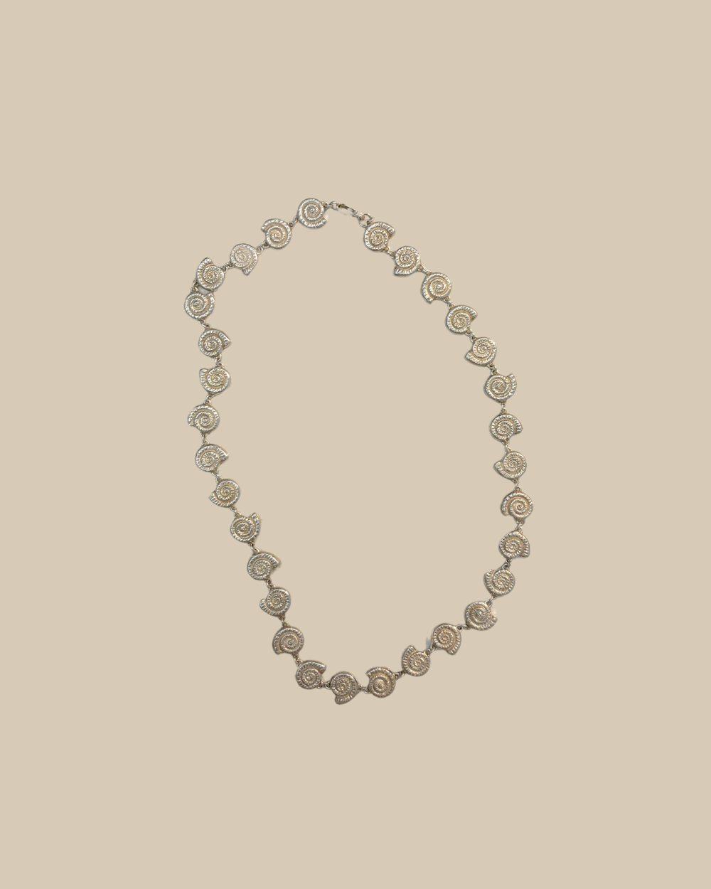 Shell Chain Necklace - Silver