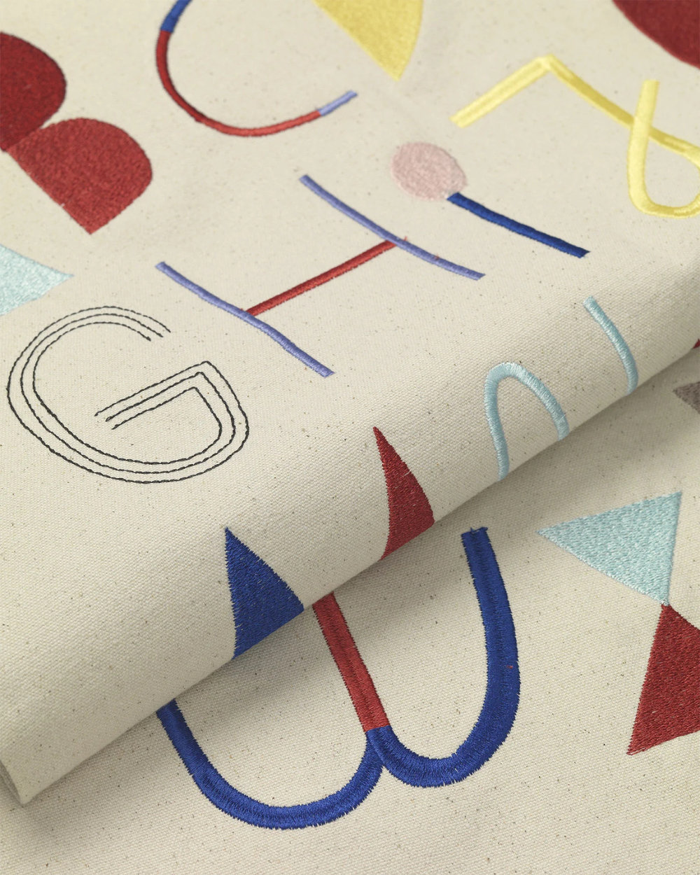 Alphabet Fabric Poster