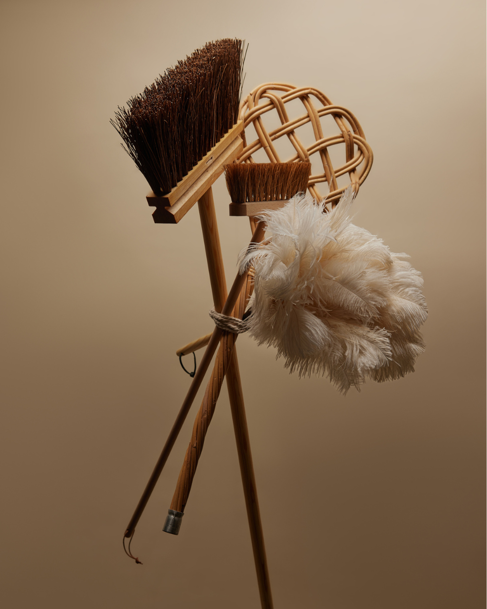 Ostrich White Feather Duster - 50cm