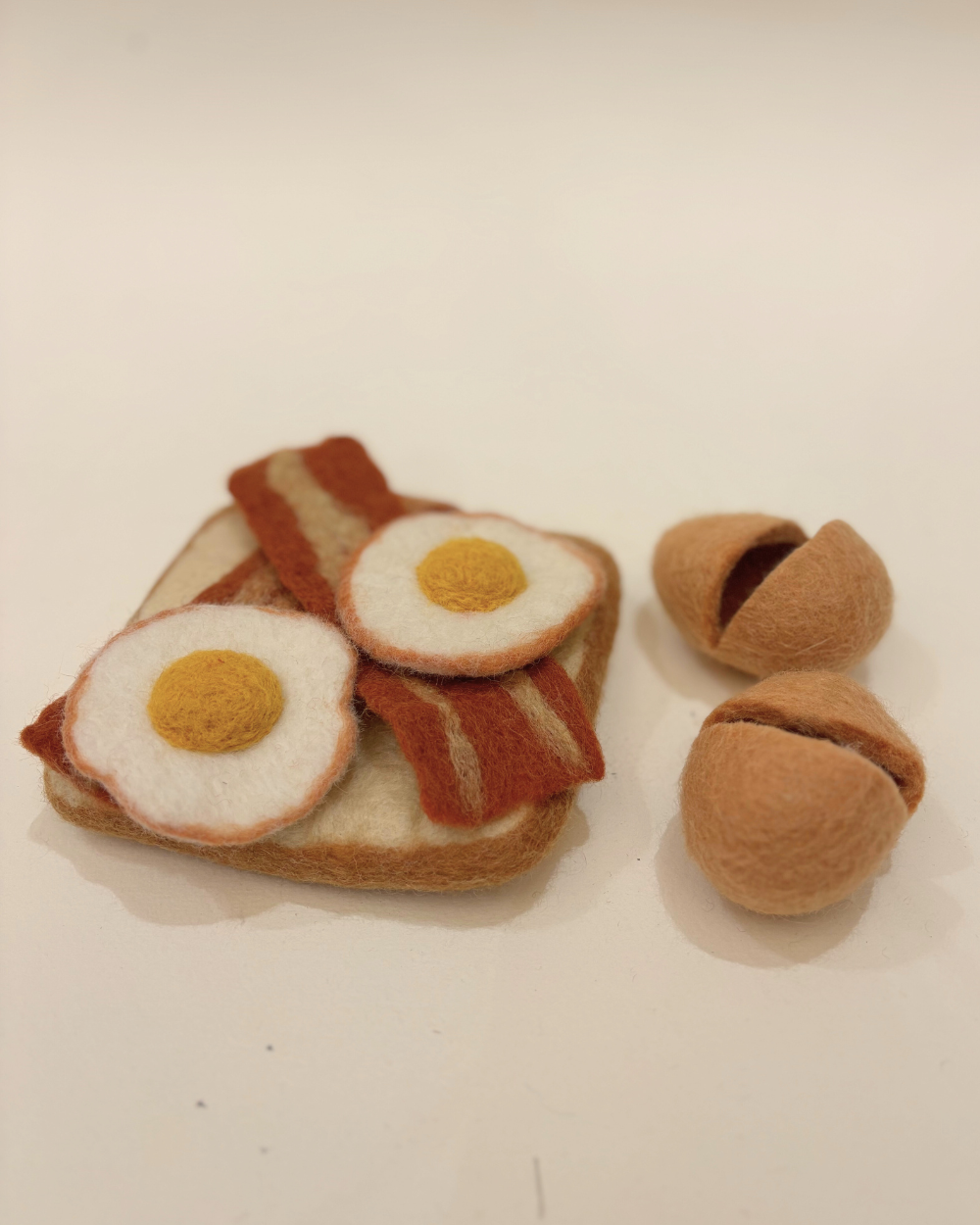 Felt Bacon & Eggs Breakfast Set