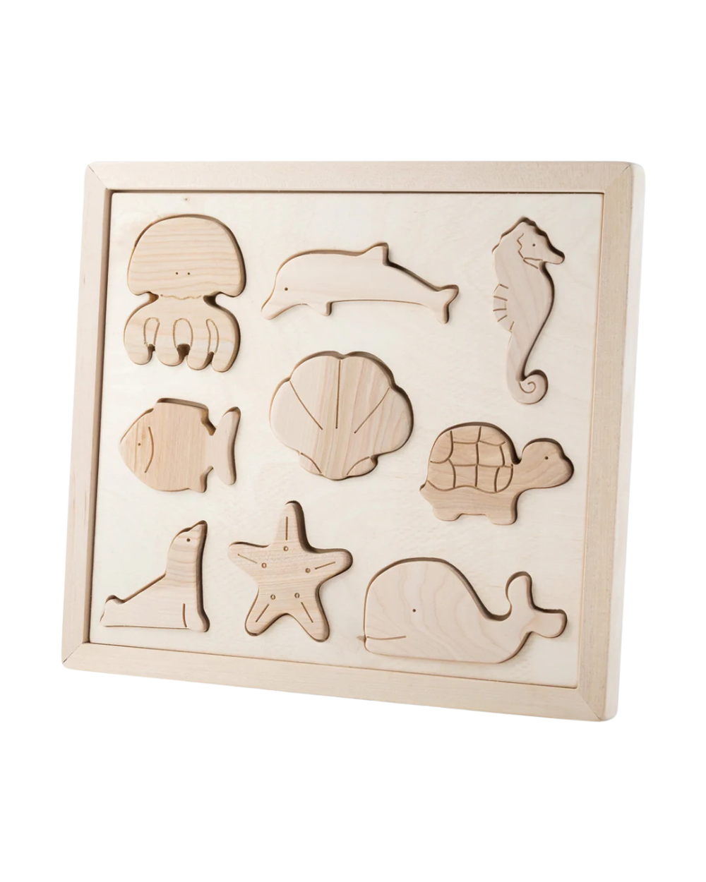 Wooden Sorting Puzzle - Sea Creatures