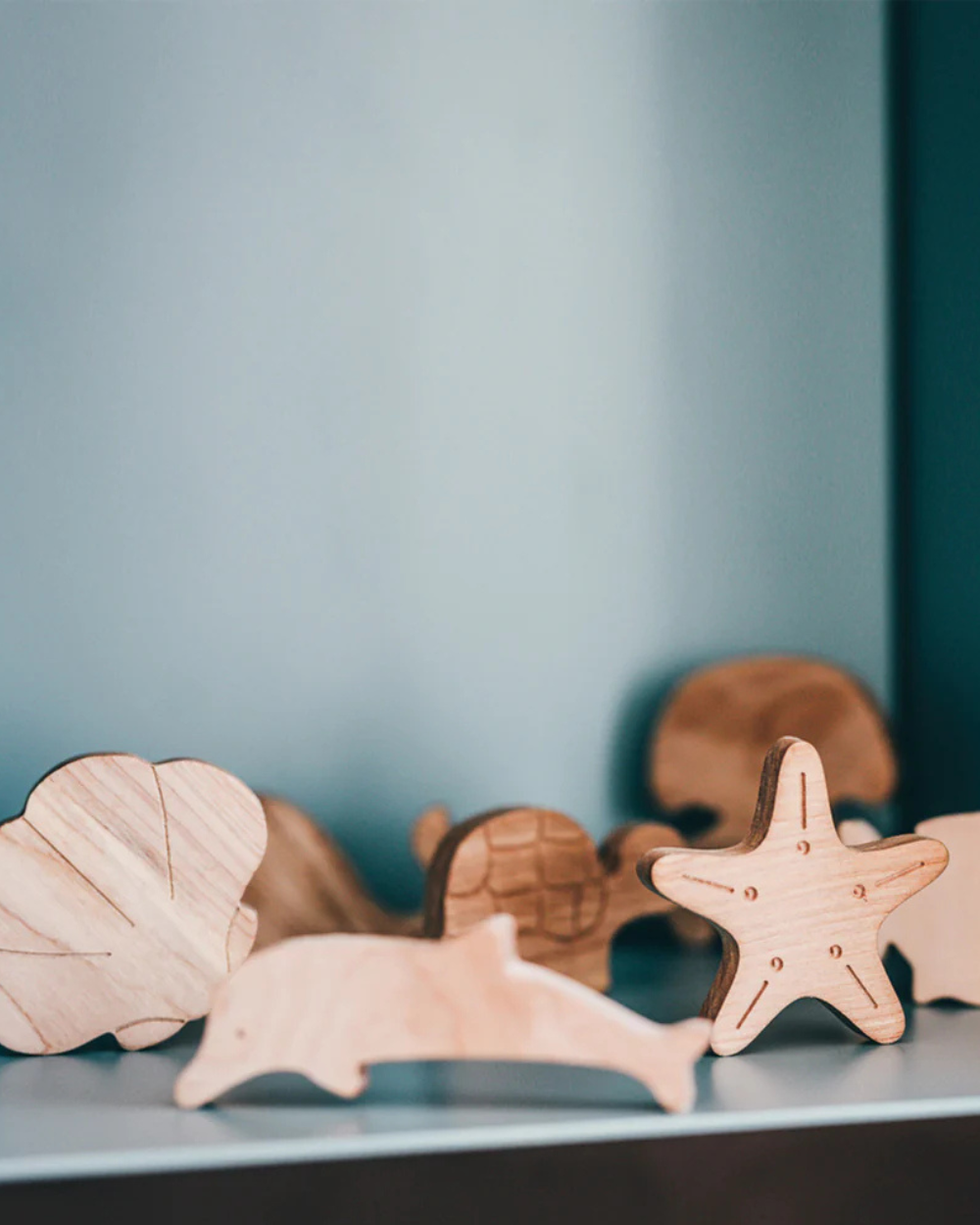 Wooden Sorting Puzzle - Sea Creatures