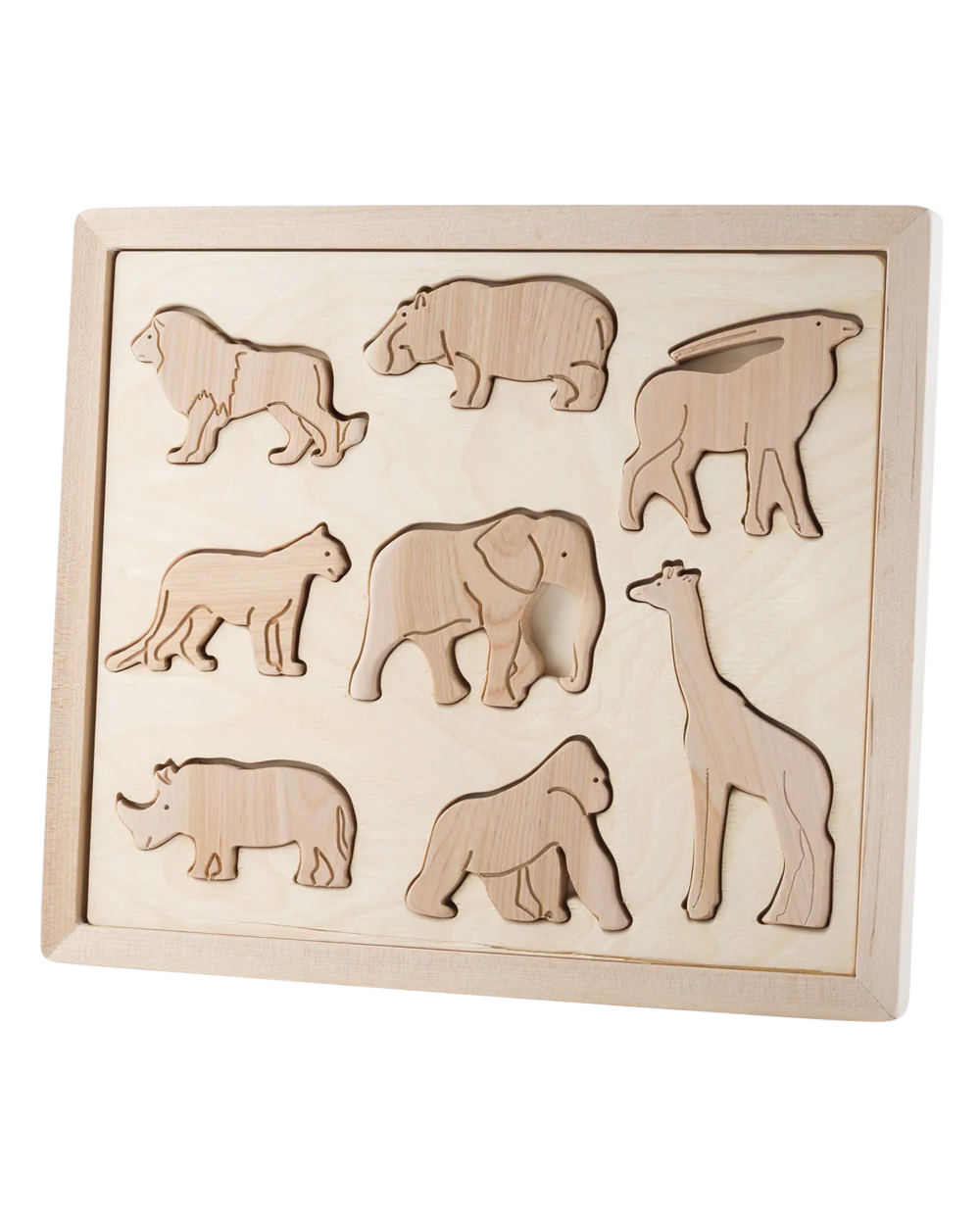 Wooden Sorting Puzzle - Animals Of Africa