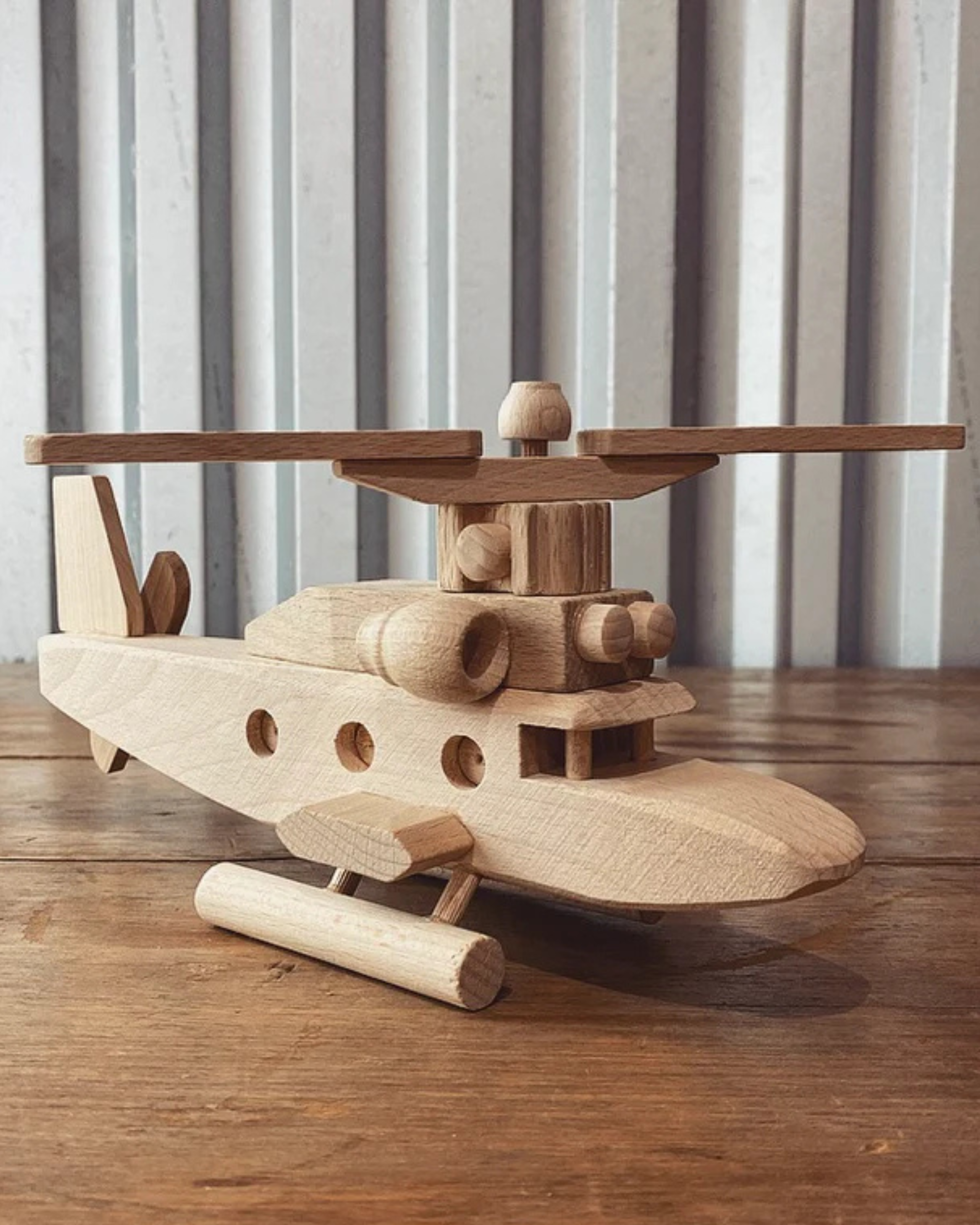 Wooden Helicopter - Chase