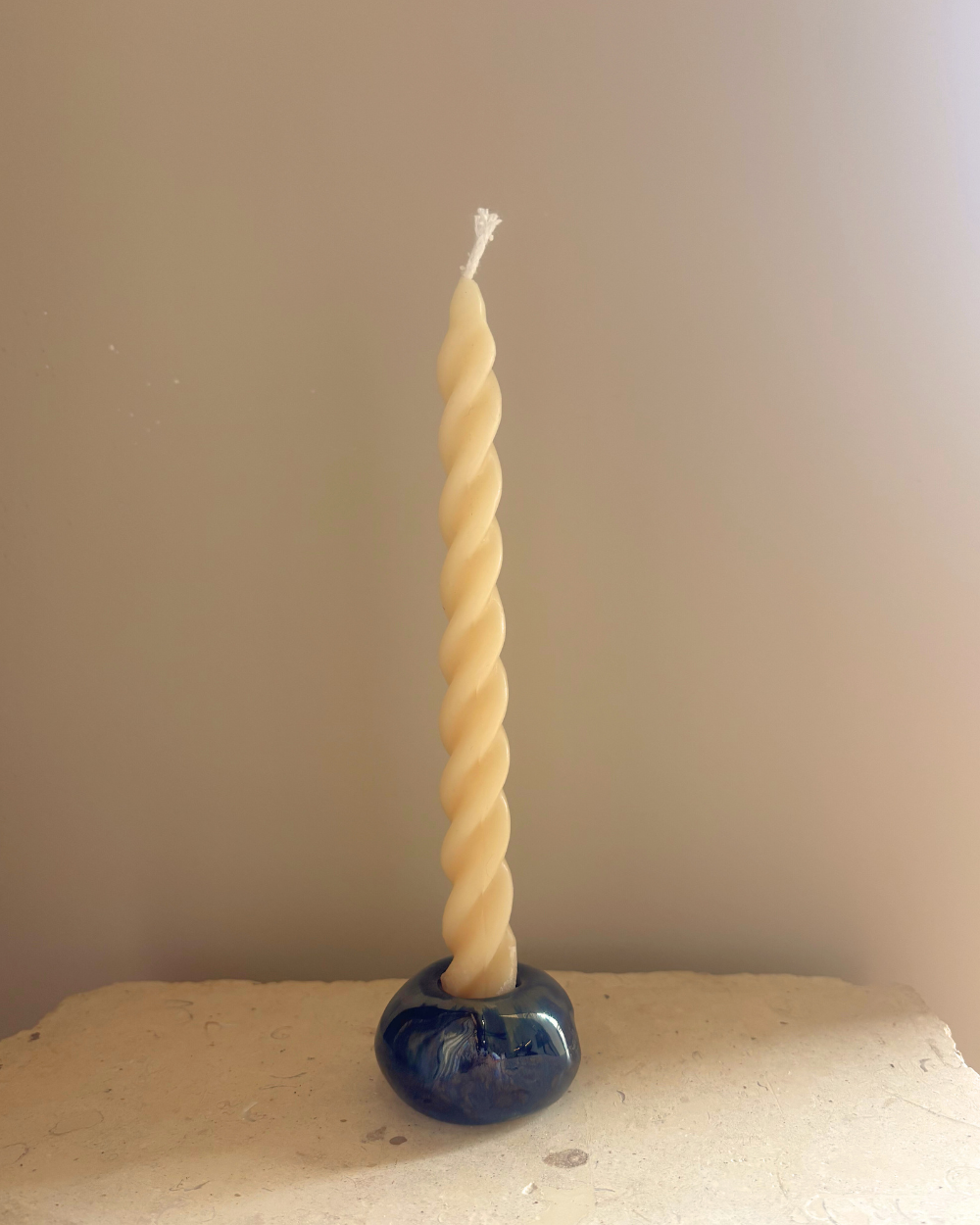 Candle Holder Mini Round - Chrome