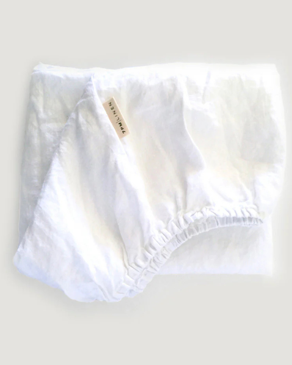 Bassinet Fitted Sheet - Pure White